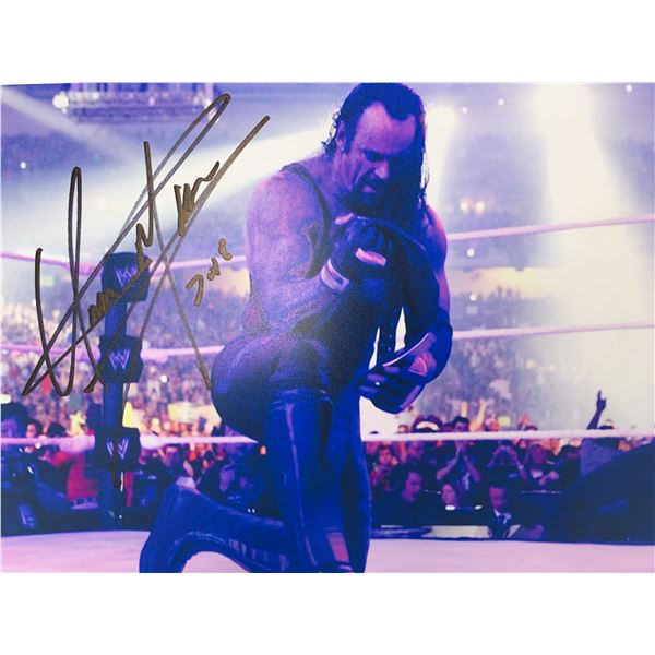 The Undertaker signed photo