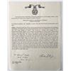 Image 1 : Medal of Honor Recipient Thomas James Kinsman and Richard Nixon signed letter