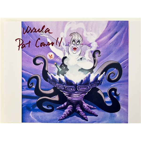 The Little Mermaid Ursula Pat Carroll signed movie photo