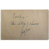 Image 1 : Three Stooges Curly Howard original signature cut