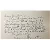 Image 1 : Ethnomusicologist Laura Boulton signed note and bio
