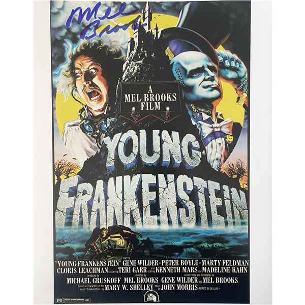Young Frankenstein Mel Brooks signed movie photo