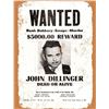 Image 1 : John Dillinger Wanted Poster