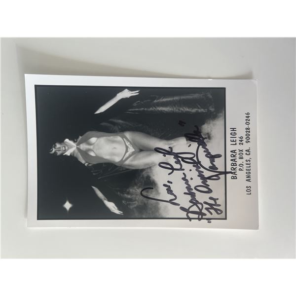 Barbara Leigh signed photo