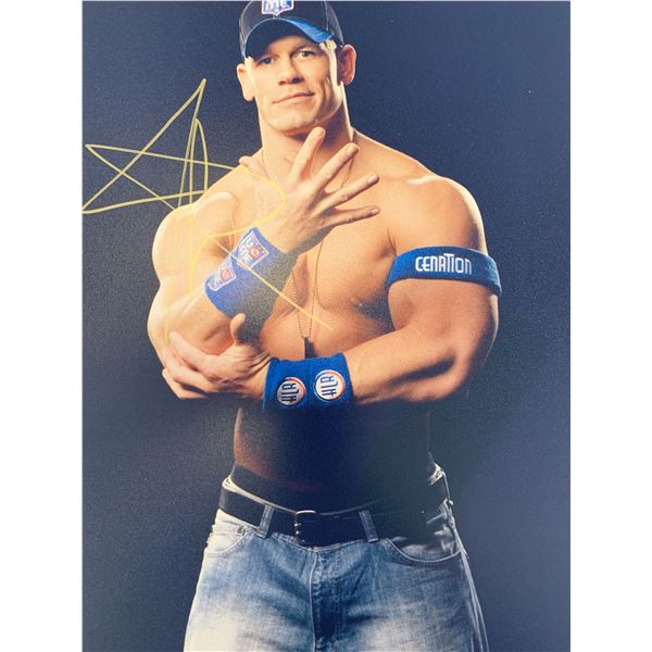 John Cena signed photo