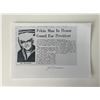 Image 1 : JFK Assassination Jim Deverman signed newspaper print