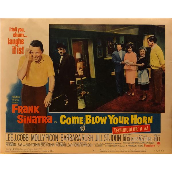 Come Fill the Cup 1951 original vintage lobby card