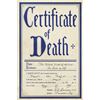 Image 1 : The Wizard Of Oz Wicked Witch Death Certificate prop print