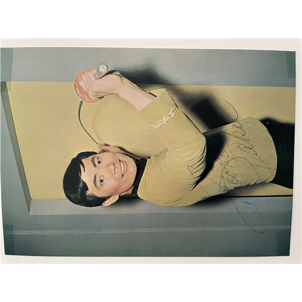 George Takei signed flat