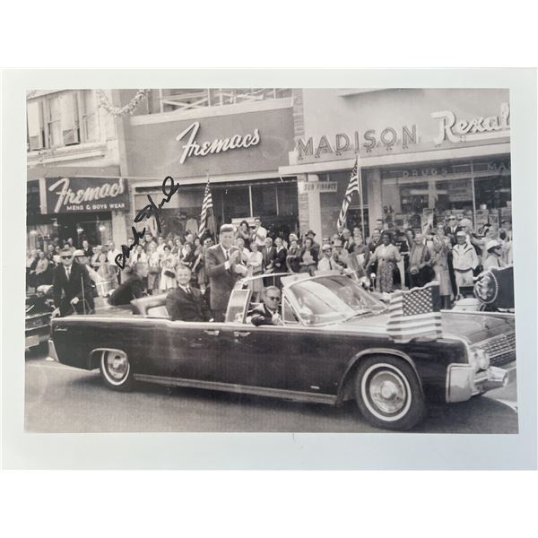 JFK Assassination   signed photo