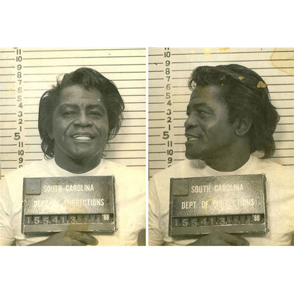 James Brown Reprint Mugshot