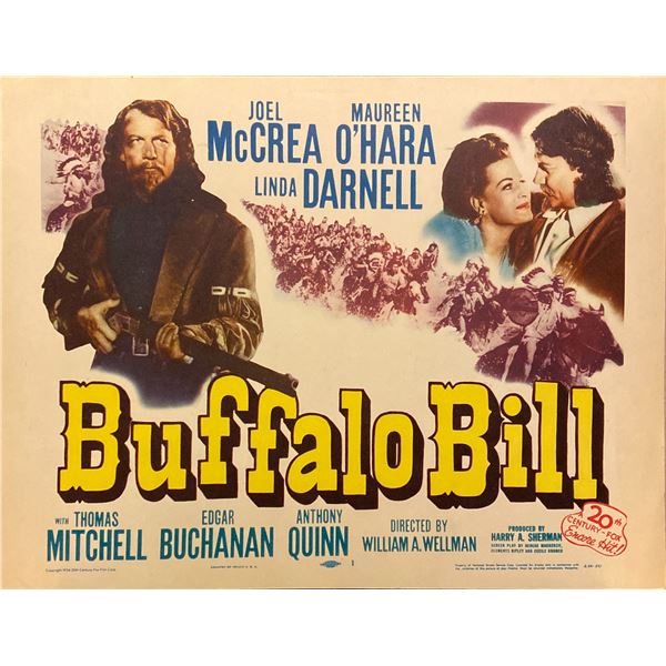 Buffalo Bill original lobby card