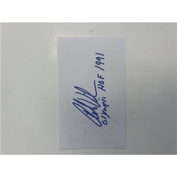 Olympic gymnast Peter Vidmar original signature