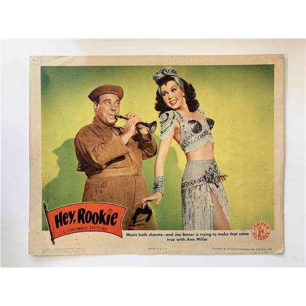 Hey, Rookie original 1943 vintage lobby card