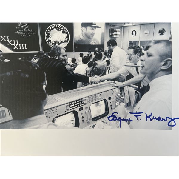 Flight director Gene Kranz signed photo