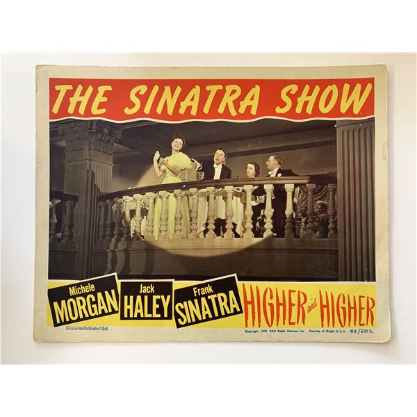 Higher and Higher original 1943 vintage lobby card