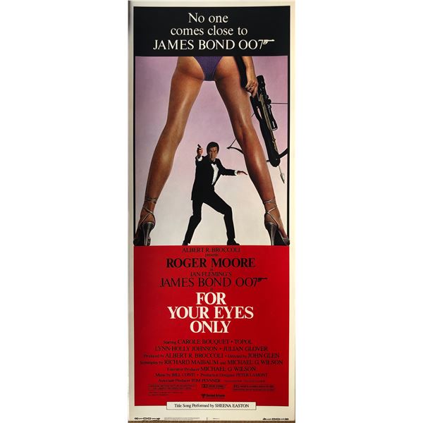 For Your Eyes Only insert card