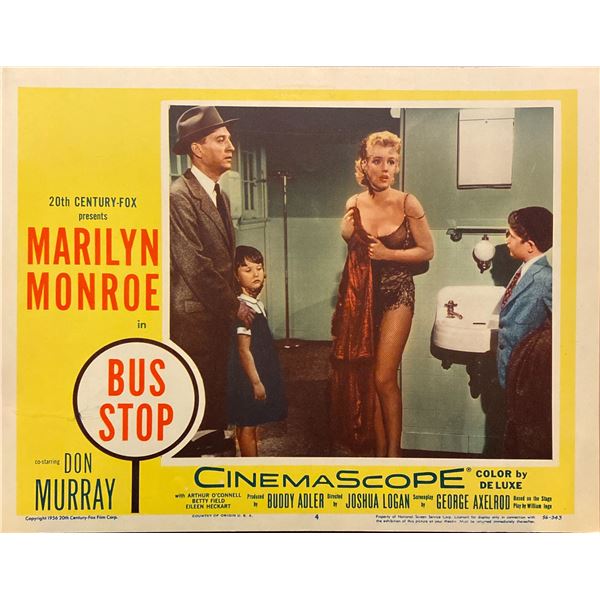 Bus Stop original lobby card