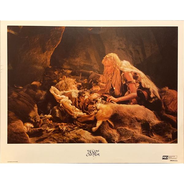 1986 The Clan of the Cave Bear original vintage lobby card