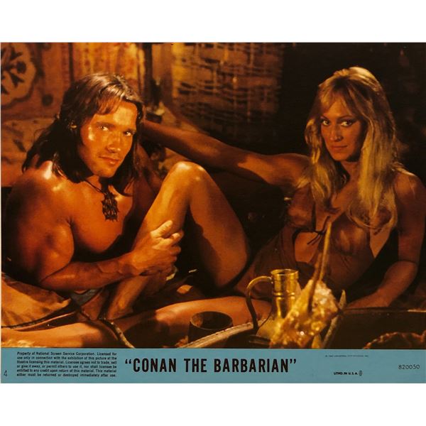 Conan the Barbarian 1982 original vintage lobby card
