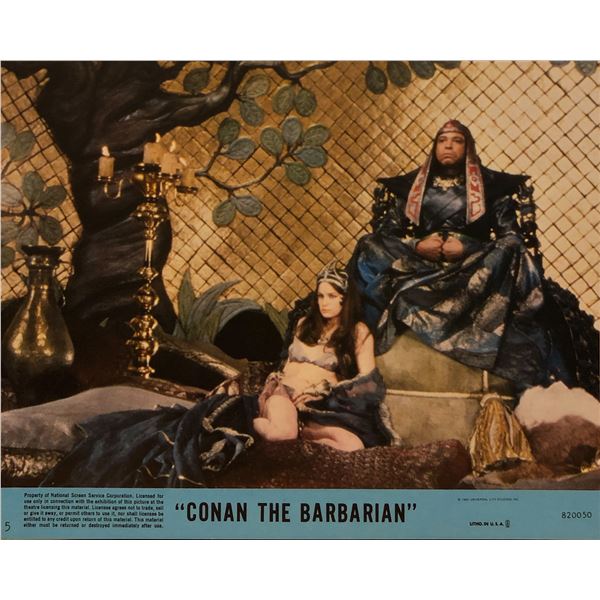 Conan the Barbarian 1982 original vintage lobby card