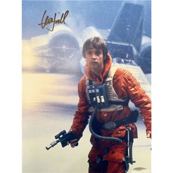 Star Wars Mark Hamill signed movie photo