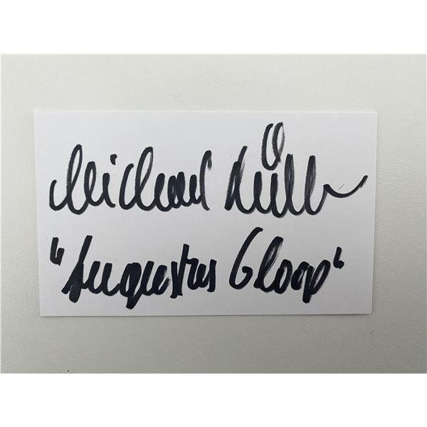 Willy Wonka Augustus Gloop Michael Bollner original signature