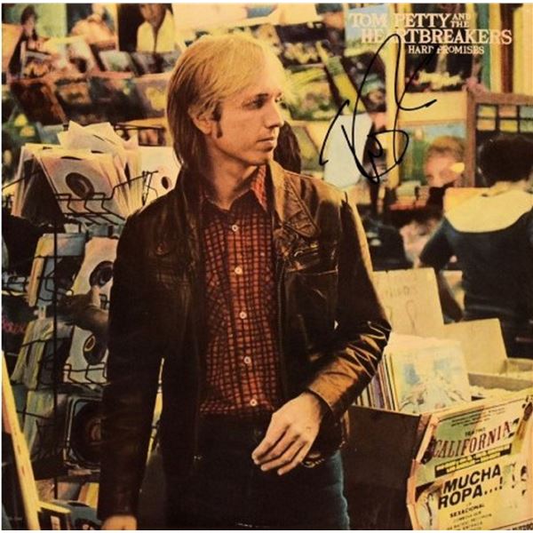 Tom Petty signed Hard Promises album