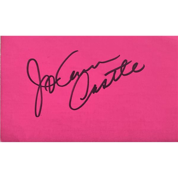 Jo Ann Castle original signature