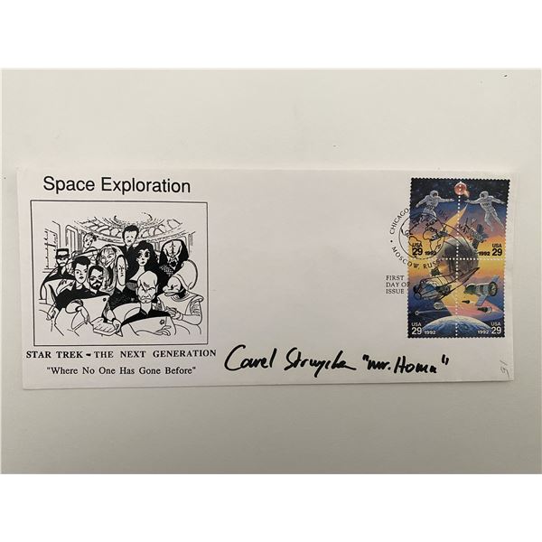 Star Trek: The Next Generation Carel Struycken signed cover