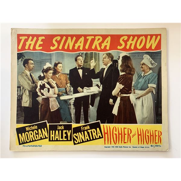 Higher and Higher original 1943 vintage lobby card