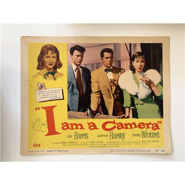 I Am a Camera original 1955 vintage lobby card