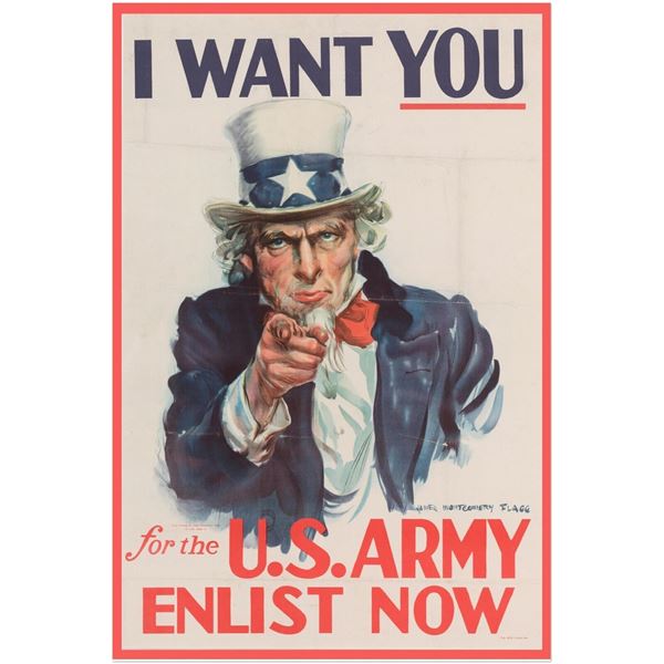 I Want You for U.S. Army Vintage Poster