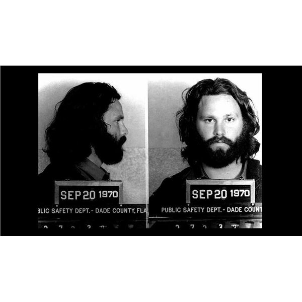 Jim Morrison mugshot