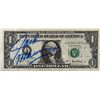 Image 1 : Comedian Jackie Mason signed one dollar bill (JSA)