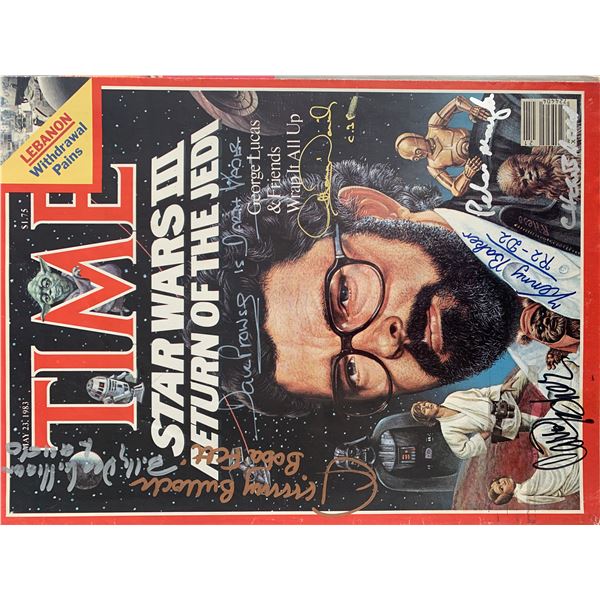 Star Wars cast signed Time magazine