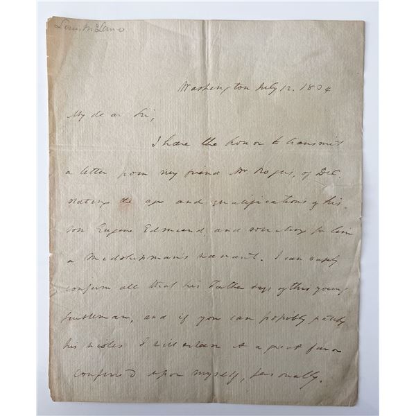 1804 signed letter