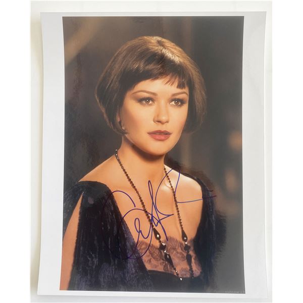 Catherine Zeta Jones signed photo