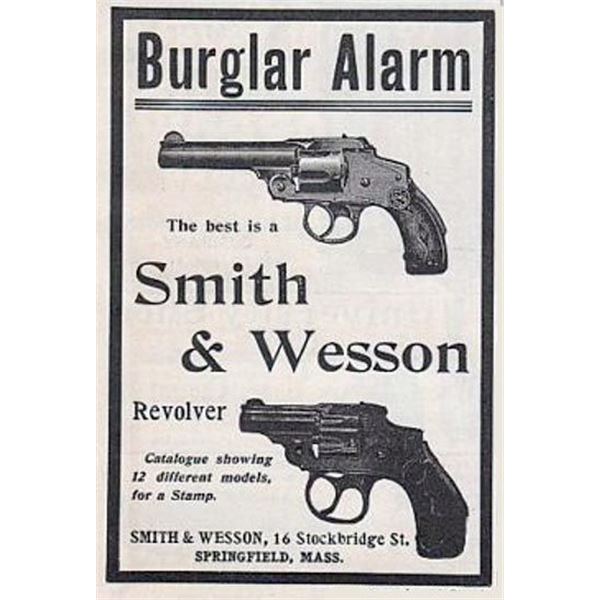 Smith & Wesson vintage poster