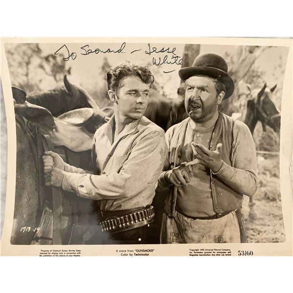 Gunsmoke Jesse White signed movie photo