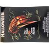 Image 1 : Halloween cast signed mini movie poster