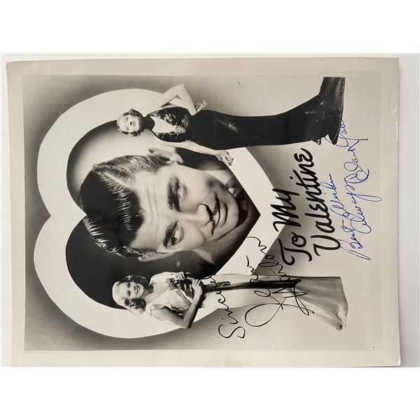 Jean Harlow/ Clark Gable signed promo photo