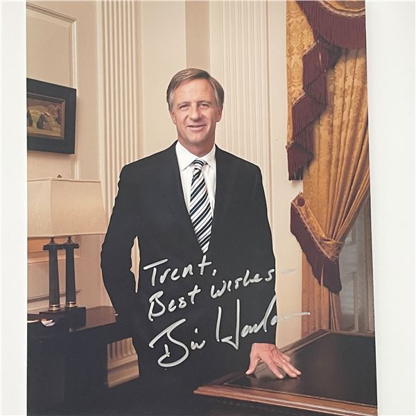 Governor of Tennessee Bill Haslam signed photo