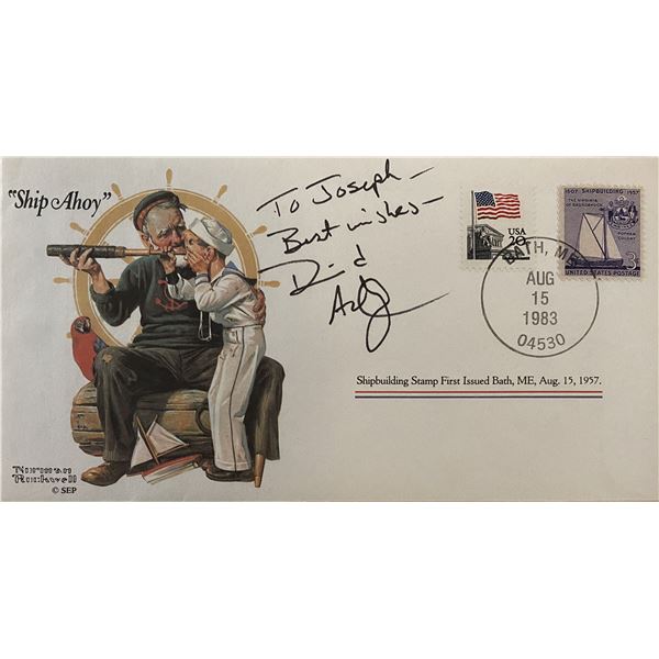 David Ackroyd signed first-day cover