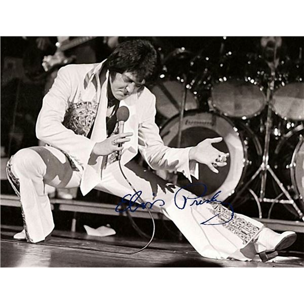 Elvis Presley facsimile signed photo