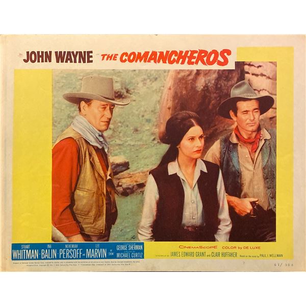 1961 The Comancheros original vintage lobby card