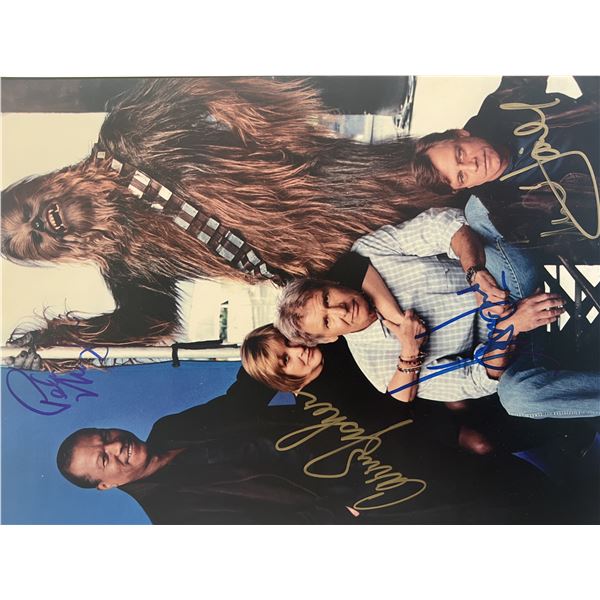 Star Wars Force Awakens cast signed photo