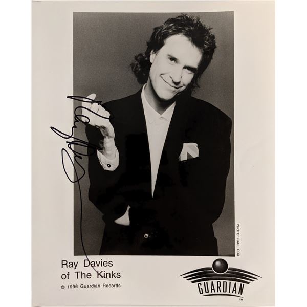The Kinks Ray Davies signed photo