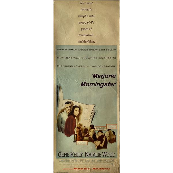 Marjorie Morningstar 1958 original vintage insert card