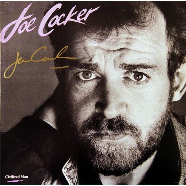 Joe Cocker Civilized Man signed album